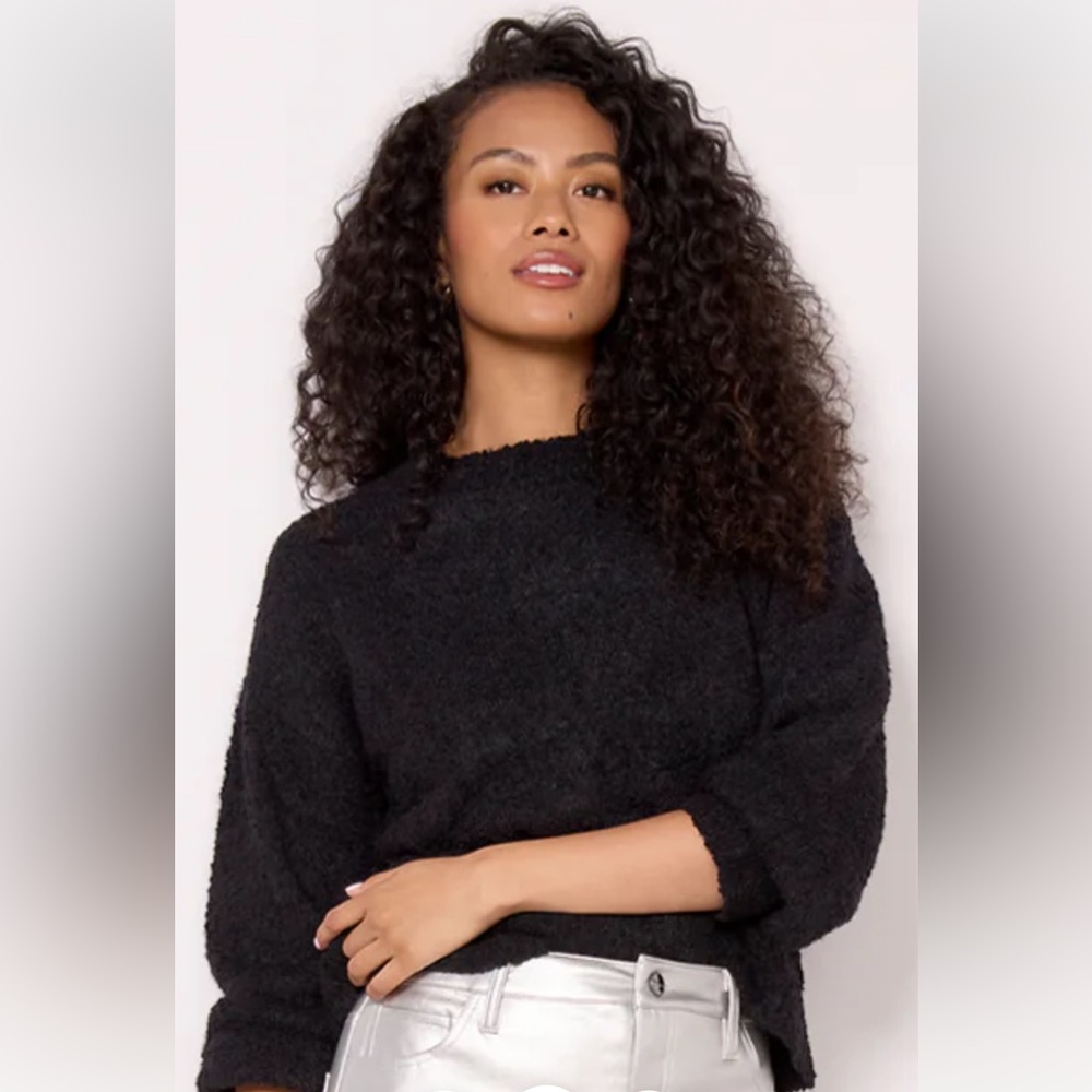 Sanctuary Mila Sweater, new with tags, size small in black. Crew neck.